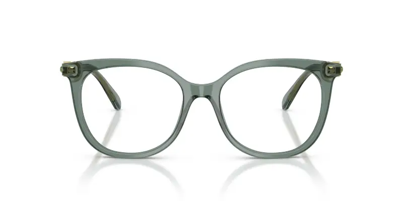 Donna SK2055 1043 Montature da vista Acetato Verde Trasparente Pantos Normale miniatura 3