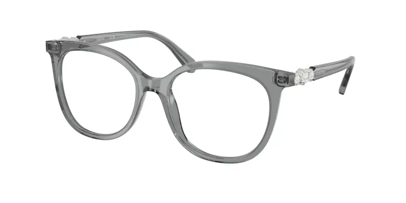 Donna SK2055 1062 Montature da vista Acetato Grigio Trasparente Pantos Normale