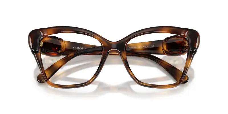 Donna SK2056U 1002 Montature da vista Iniettato Tartaruga Trasparente Cat Eye Normale miniatura 2