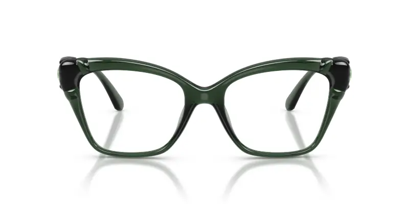 Donna SK2056U 1043 Montature da vista Iniettato Verde Trasparente Cat Eye Normale miniatura 3