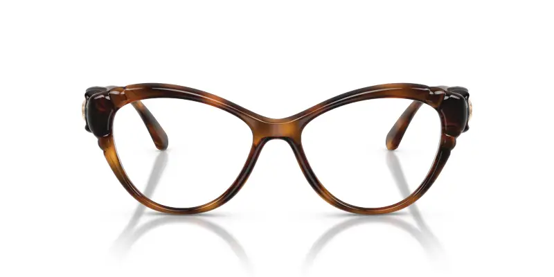 Donna SK2057 1002 Montature da vista Iniettato Tartaruga Trasparente Cat Eye Normale miniatura 3