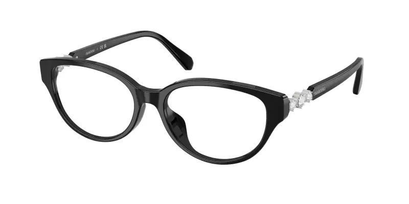 Donna SK2058D 1038 Montature da vista Acetato Nero Trasparente Pantos Normale