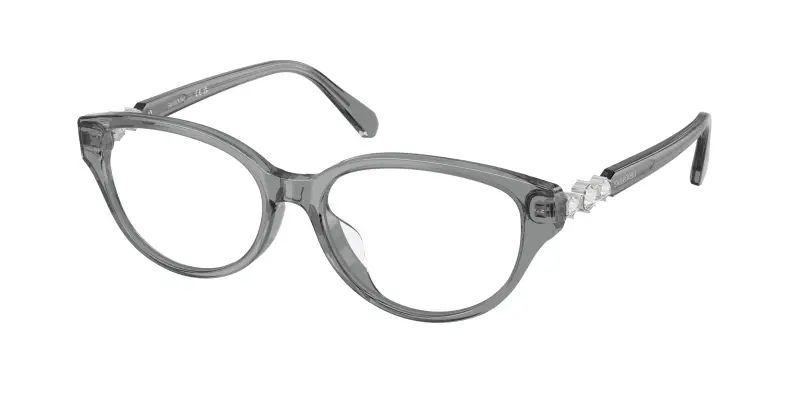 Donna SK2058D 1062 Montature da vista Acetato Grigio Trasparente Pantos Normale