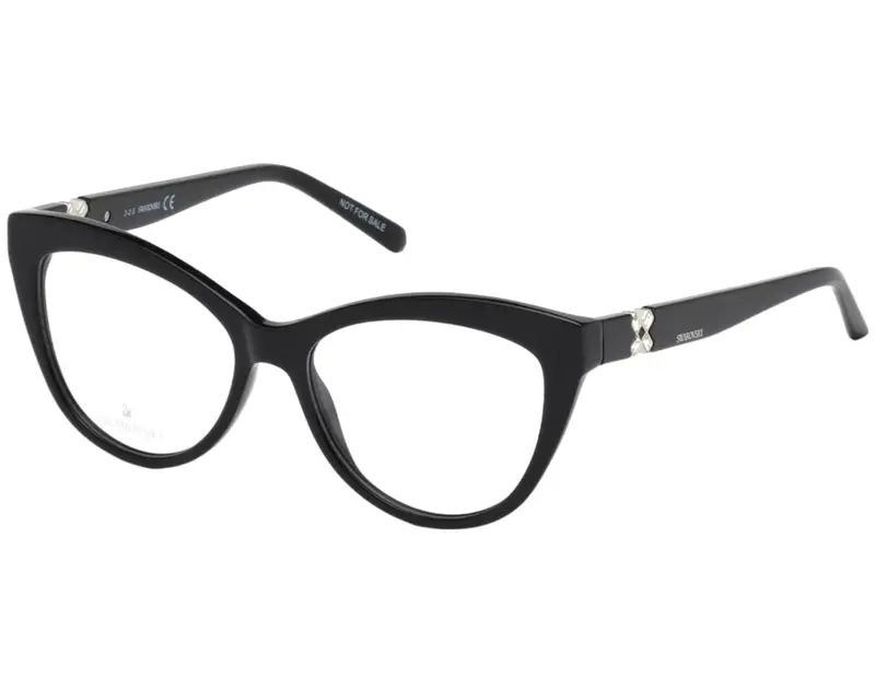 Swarovski Donna SK5226 001 Montature da vista outlet Acetato Nero  Cat Eye