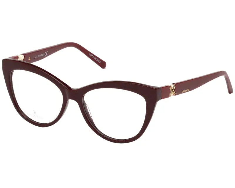 Swarovski Donna SK5226 069 Montature da vista outlet Acetato Bordeaux  Cat Eye