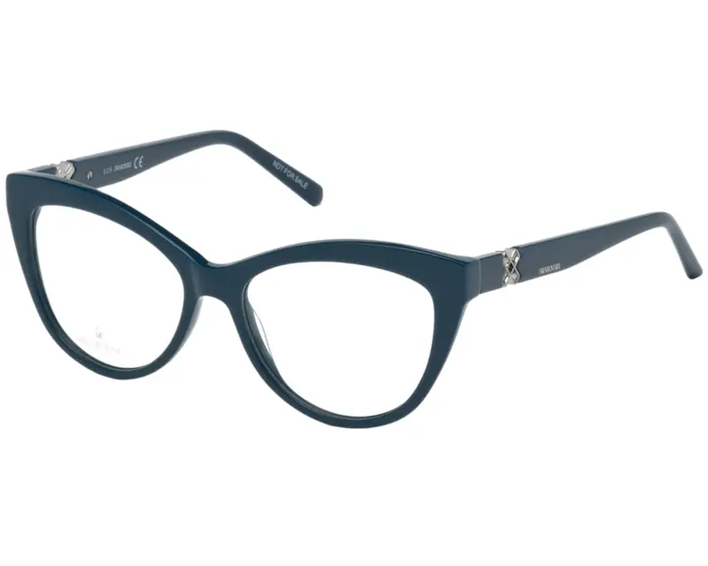 Swarovski Donna SK5226 098 Montature da vista outlet Acetato Blu  Cat Eye