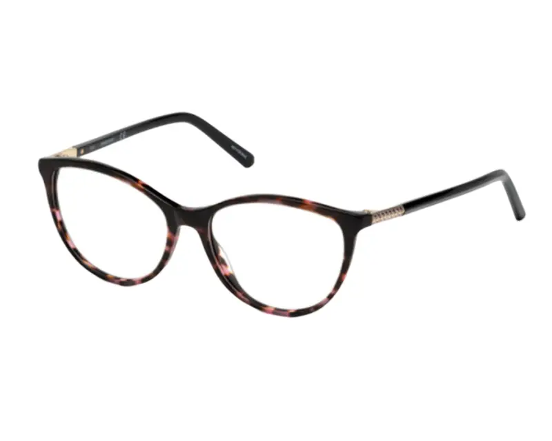 Swarovski Donna SK5240 055 Montature da vista outlet Acetato Havana Cat Eye