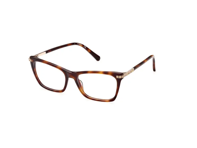 Swarovski Donna SK5426 052 Montature da vista outlet Acetato Havana scuro  Squadrata Normale