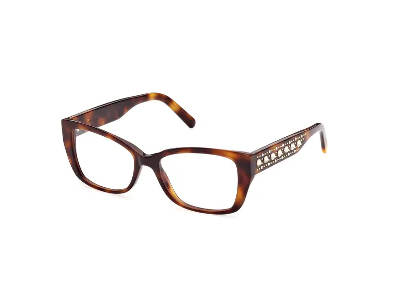 Swarovski Donna SK5452 052 Montature da vista outlet Acetato Havana scuro  Cat Eye Normale