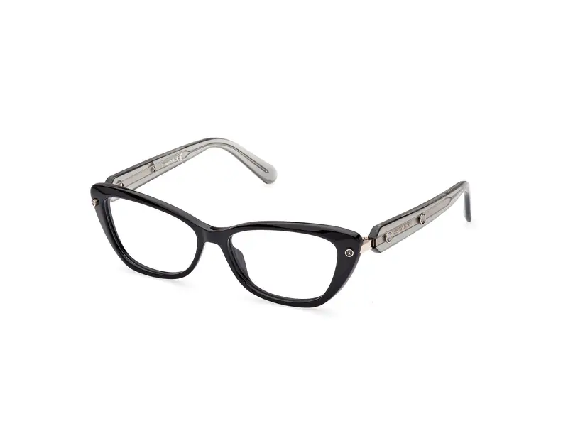 Swarovski Donna SK5478 001 Montature da vista outlet Acetato Nero  Cat Eye Normale