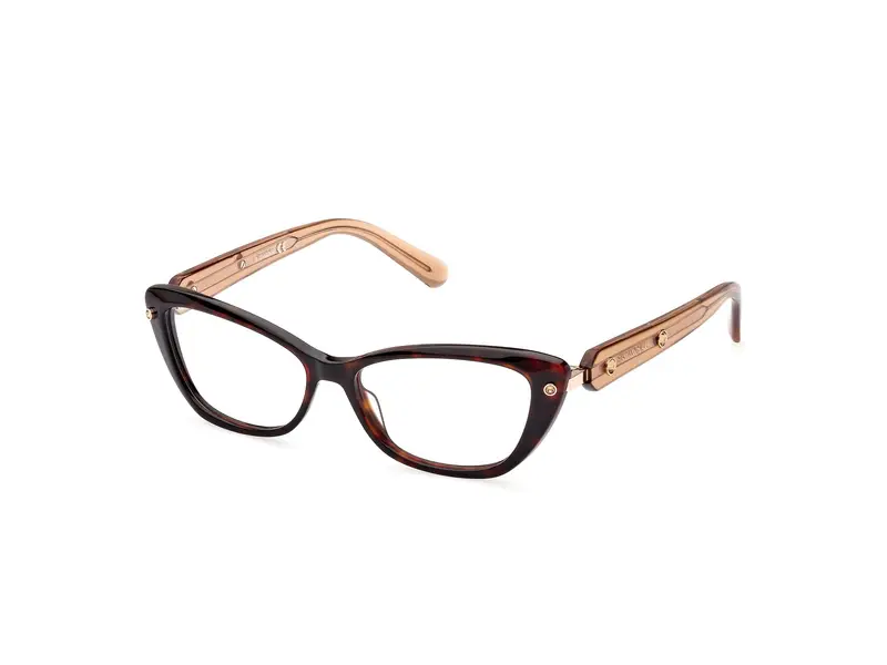 Swarovski Donna SK5478 052 Montature da vista outlet Acetato Havana  Cat Eye Normale