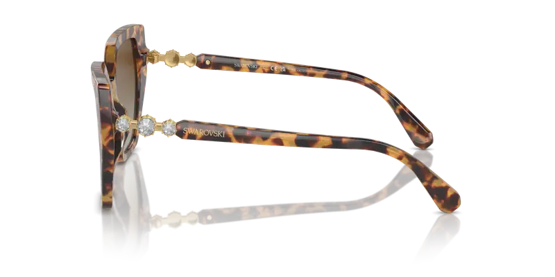 Swarovski Occhiali da sole Donna Testa di moro 836057 miniatura 3