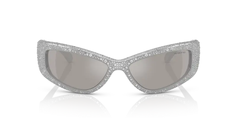 Swarovski Occhiali da sole Donna Grigio 837319 miniatura 2