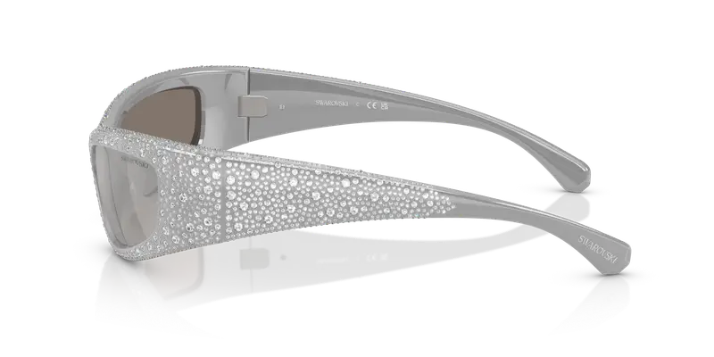 Swarovski Occhiali da sole Donna Grigio 837319 miniatura 3