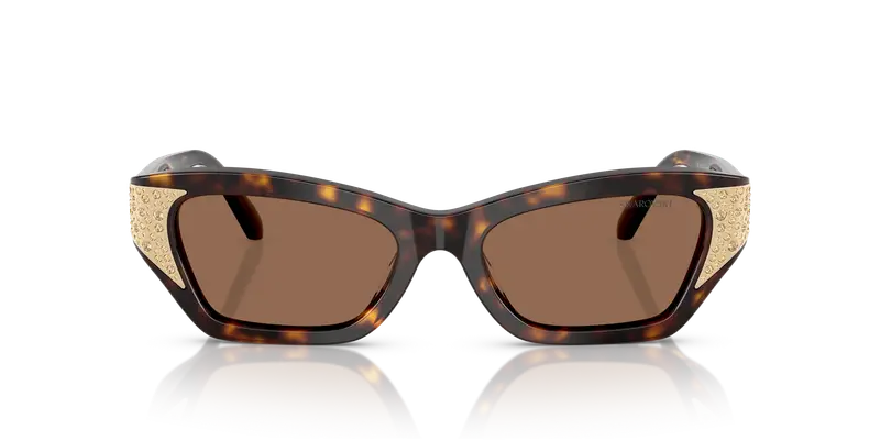 Swarovski Occhiali da sole Donna Marrone 837356 miniatura 2