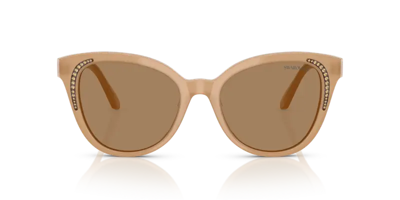 Swarovski Occhiali da sole Donna Beige 837368 miniatura 2
