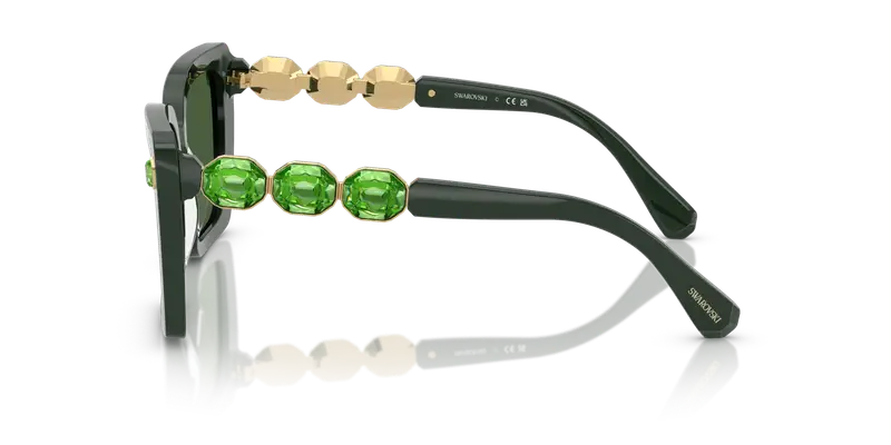 Swarovski Occhiali da sole Donna Verde 838090 miniatura 3