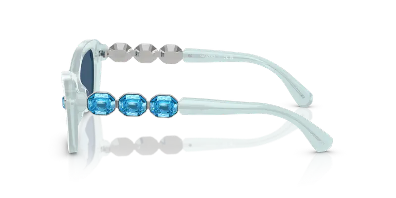 Swarovski Occhiali da sole Donna Blu 837458 miniatura 3