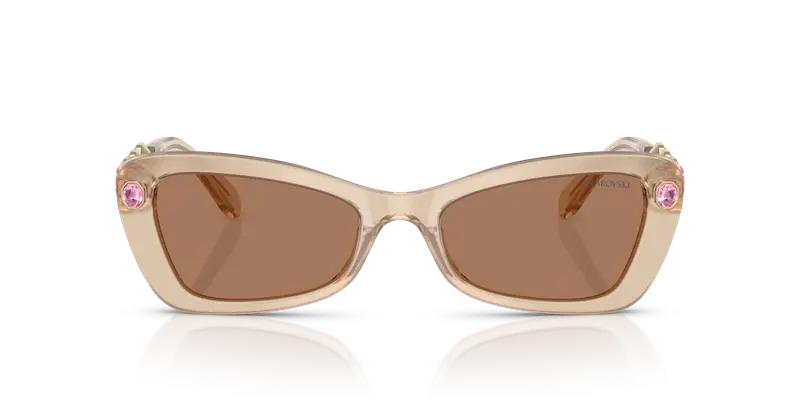 Swarovski Occhiali da sole Donna Beige 838382 miniatura 2