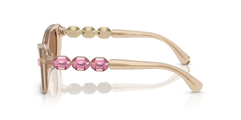 Swarovski Occhiali da sole Donna Beige 838382 miniatura 3