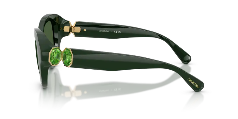 Swarovski Occhiali da sole Donna Verde 846424 miniatura 3