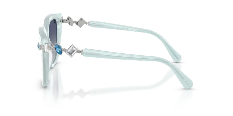 Swarovski Occhiali da sole Donna Blu 846393 miniatura 3