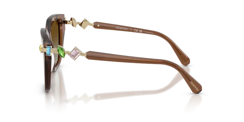 Swarovski Occhiali da sole Donna Marrone 846396 miniatura 3