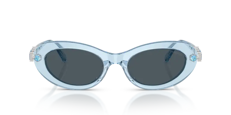 Swarovski Occhiali da sole Donna Blu 846857 miniatura 2