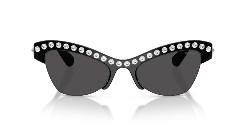 Swarovski Occhiali da sole Donna Grigio 846897 miniatura 2