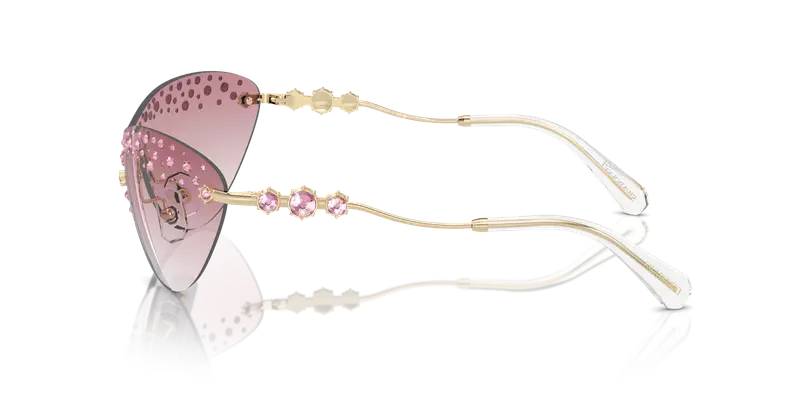 Swarovski Occhiali da sole Donna Oro Rosa 836474 miniatura 3