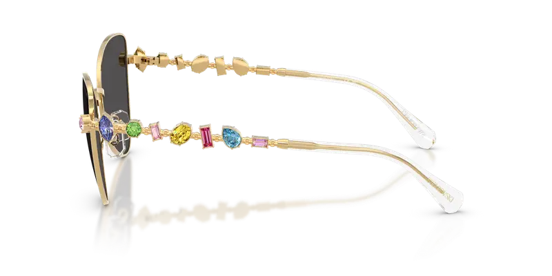 Swarovski Occhiali da sole Donna Grigio 846856 miniatura 3