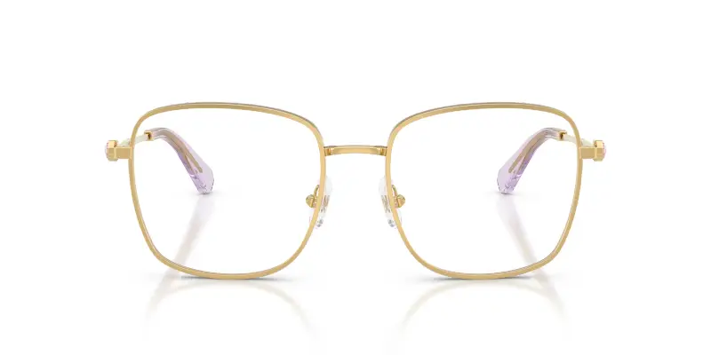 Donna Swarovski SK1036 4036 Montature da vista Metallo Oro Trasparente Squadrata Normale miniatura 3