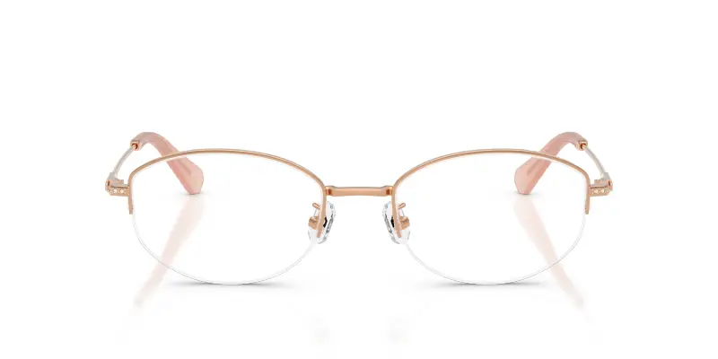 Donna Swarovski SK1039D 4014 Montature da vista Metallo Oro Trasparente Rotonda Normale miniatura 3