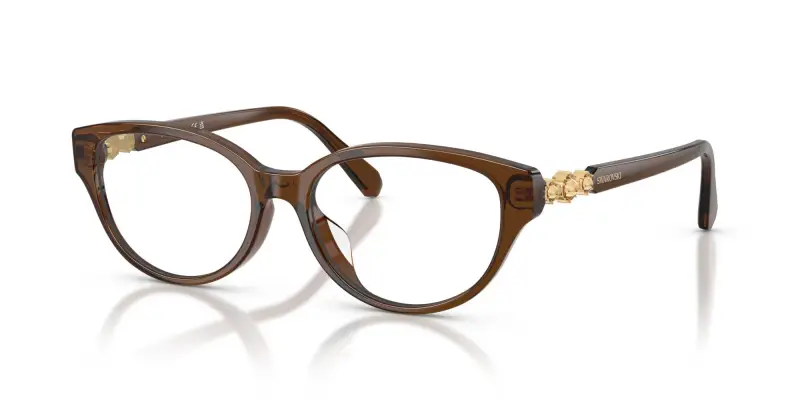 Donna Swarovski SK2058D 1084 Montature da vista Acetato Marrone Pantos Normale