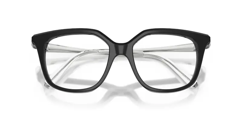 Donna Swarovski SK2059 1038 Montature da vista Acetato Nero Trasparente Squadrata Normale miniatura 2