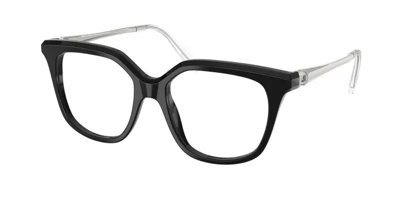 Donna Swarovski SK2059 1038 Montature da vista Acetato Nero Trasparente Squadrata Normale