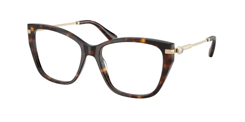 Donna Swarovski SK2060 1002 Montature da vista Acetato Tartaruga Trasparente Cat Eye Normale