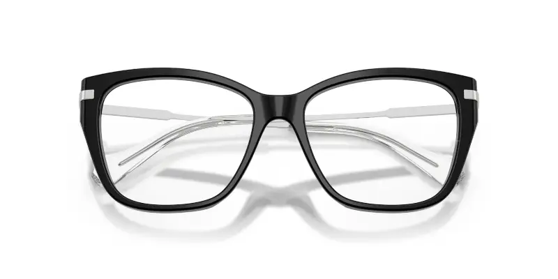 Donna Swarovski SK2060 1038 Montature da vista Acetato Nero Trasparente Cat Eye Normale miniatura 2