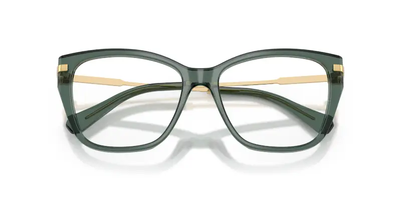 Donna Swarovski SK2060 1043 Montature da vista Acetato Verde Trasparente Cat Eye Normale miniatura 2