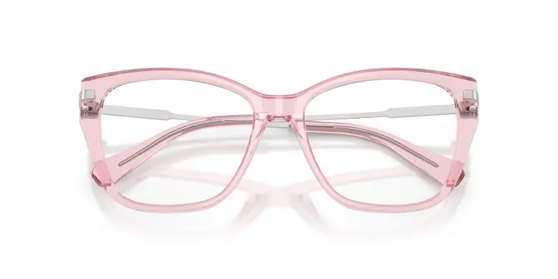 Donna Swarovski SK2060 3001 Montature da vista Acetato Rosa Trasparente Cat Eye Normale miniatura 2