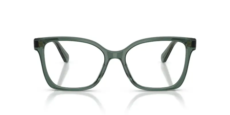 Donna Swarovski SK2061 1043 Montature da vista Acetato Verde Trasparente Squadrata Normale miniatura 3