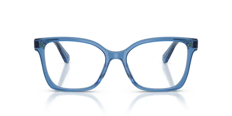 Donna Swarovski SK2061 1100 Montature da vista Acetato Blu Trasparente Squadrata Normale miniatura 3