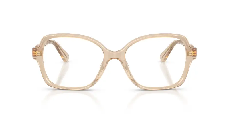Donna Swarovski SK2063 1034 Montature da vista Acetato Beige Trasparente Squadrata Normale miniatura 3