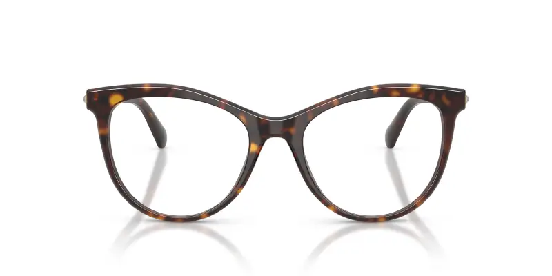 Donna Swarovski SK2064 1002 Montature da vista Acetato Tartaruga Trasparente Rotonda Normale miniatura 3