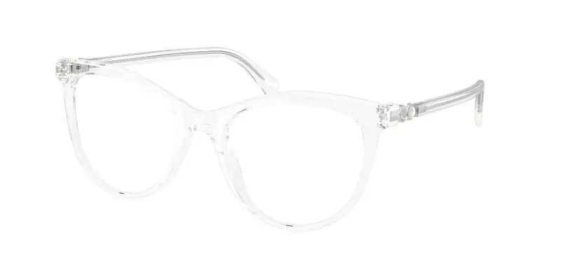 Donna Swarovski SK2064 1027 Montature da vista Acetato Trasparente Trasparente Rotonda Normale