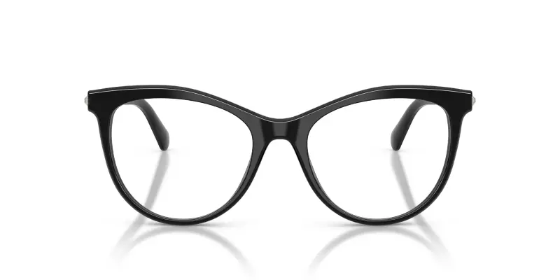 Donna Swarovski SK2064 1038 Montature da vista Acetato Nero Trasparente Rotonda Normale miniatura 3