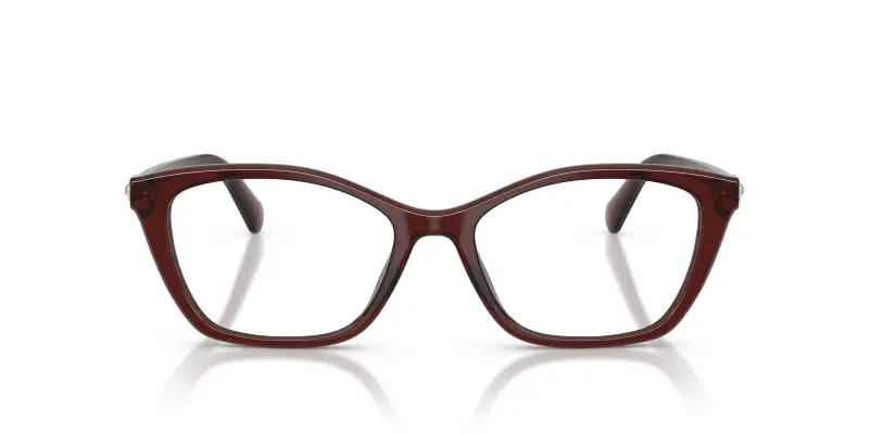 Donna Swarovski SK2065 1098 Montature da vista Acetato Rosso Trasparente Pillow Normale miniatura 3