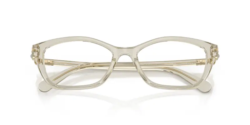 Donna Swarovski SK2065 3003 Montature da vista Acetato Beige Trasparente Pillow Normale miniatura 2