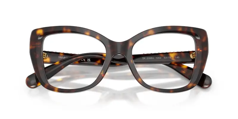 Donna Swarovski SK2066U 1002 Montature da vista Acetato Tartaruga Trasparente Farfalla Normale miniatura 2