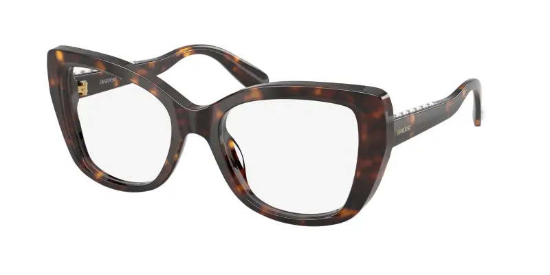 Donna Swarovski SK2066U 1002 Montature da vista Acetato Tartaruga Trasparente Farfalla Normale